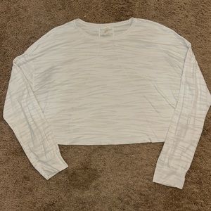 lululemon cropped tiger stripe long sleeve